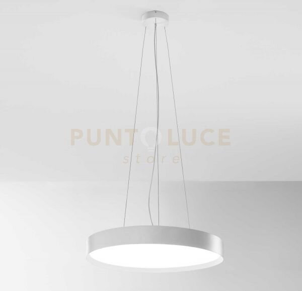 Ava s/p - lampadario a sospensione bianco a led 3000-4000k 6300-660