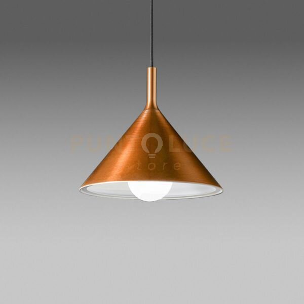 Barbie s/g - lampadario a sospensione in alluminio rame/bianco opac