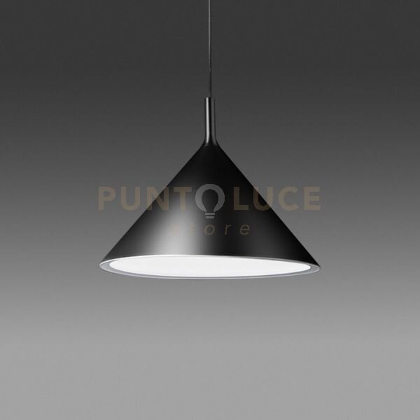 Barbie s/g - lampadario a sospensione in alluminio nero/bianco opac