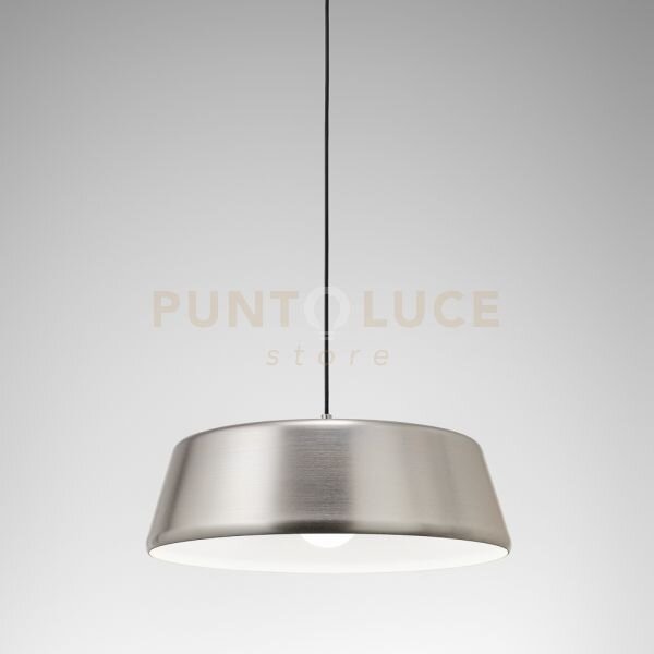 Blanca s/p - lampadario a sospensione nickel 1 luce attacco e27 in 