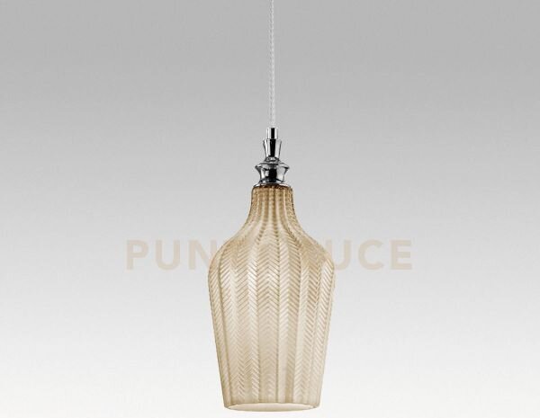 Cleofe s/12 - lampadario sospeso 1 luce attacco e27 in vetro colore