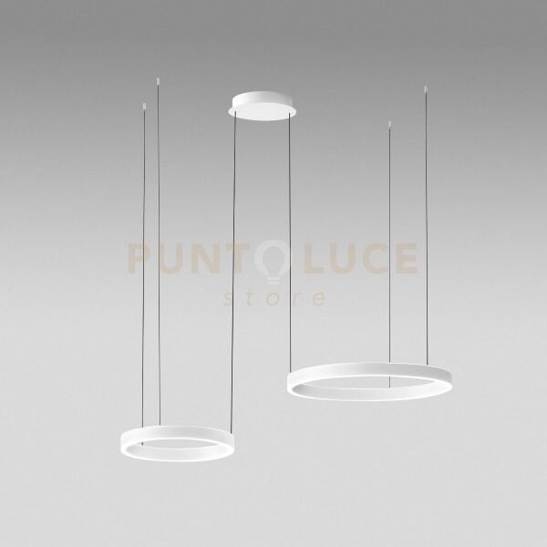 Criseide s/2d - lampadario a sospensione 2 luci led 3000k 3200lm 60