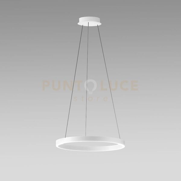 Criseide s/g - lampadario a sospensione bianca 1 luce led 3000k 43
