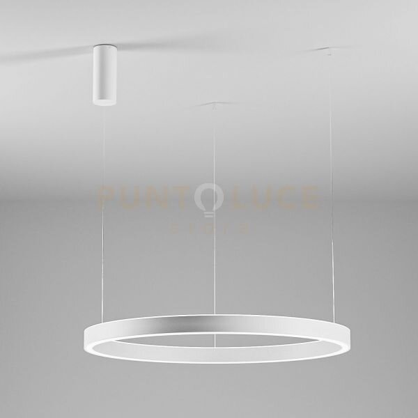 Criseide s/1g - lampadario a sospensione bianco a led dimmerabile 3