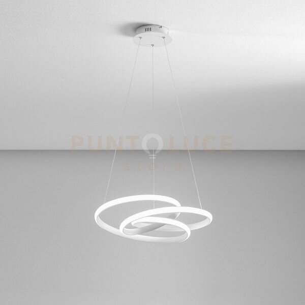 Diva s/g - lampadario a sospensione colore bianco a led 3000k 2350l