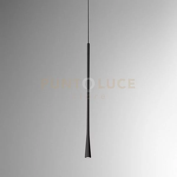 Dafne s/g - sospensione nera in alluminio a led 213lm 3000k 7w