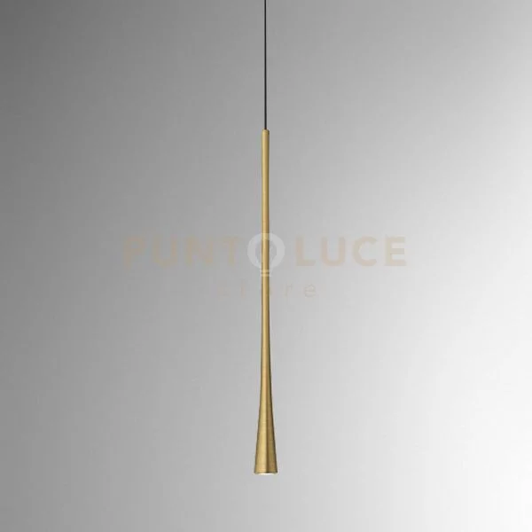 Dafne s/g - sospensione oro in alluminio a led 213lm 3000k 7w