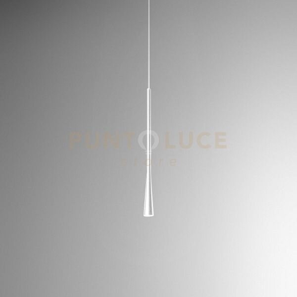 Dafne s/p - sospensione bianca in alluminio a led 213lm 3000k 7w 1 