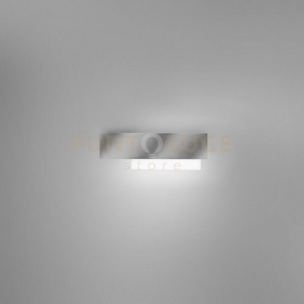 Doha a/p - applique acciaio a led 3000k 1270lm 15w alluminio e meta