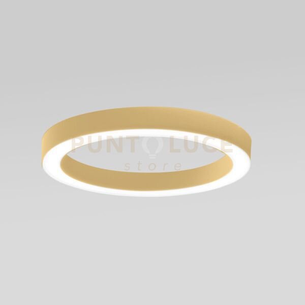 Flor p/g - plafoniera colore oro a led 3000k 4200lm 60w dimmerabil