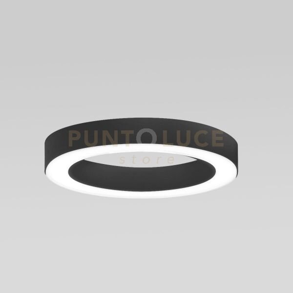 Flor p/m - plafoniera colore nero a led 3000k 3500lm 50w dimmerabil