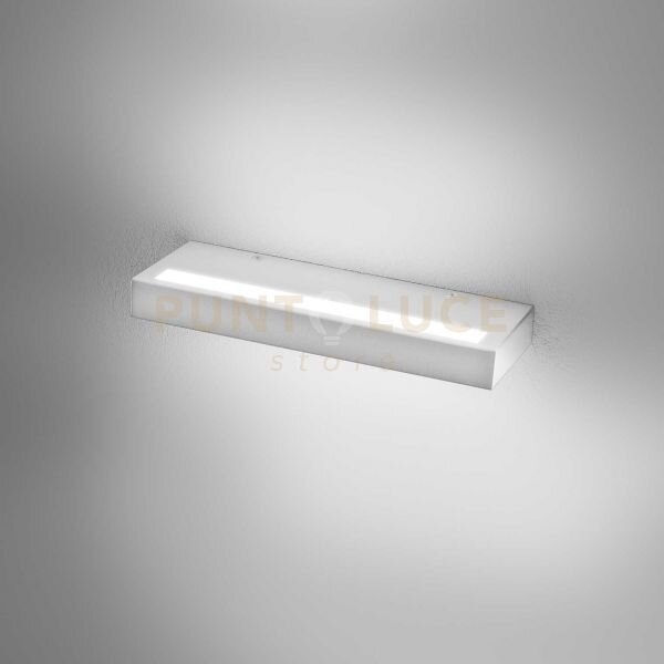 Gap522- applique led biemissione in alluminio bianco dimmerabile 30