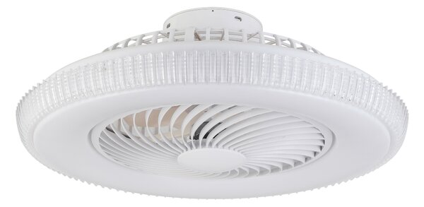 Ventilatore da soffitto LED integrato Levante, bianco , con telecomando  INTEC
