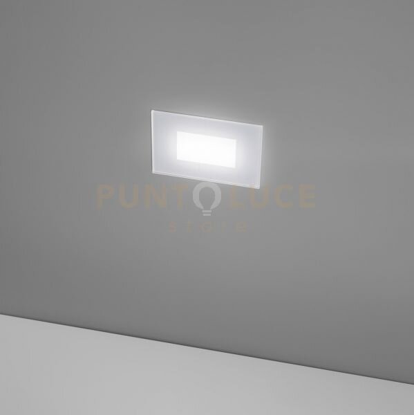 Ges2040- segnapassi ad incasso led 3000-4000-6000k 320-400-380lm 4