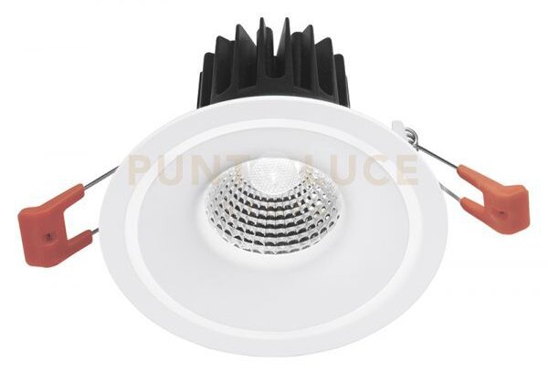 Gfa1030c- faretto da incasso in alluminio diffusore trasparente a l
