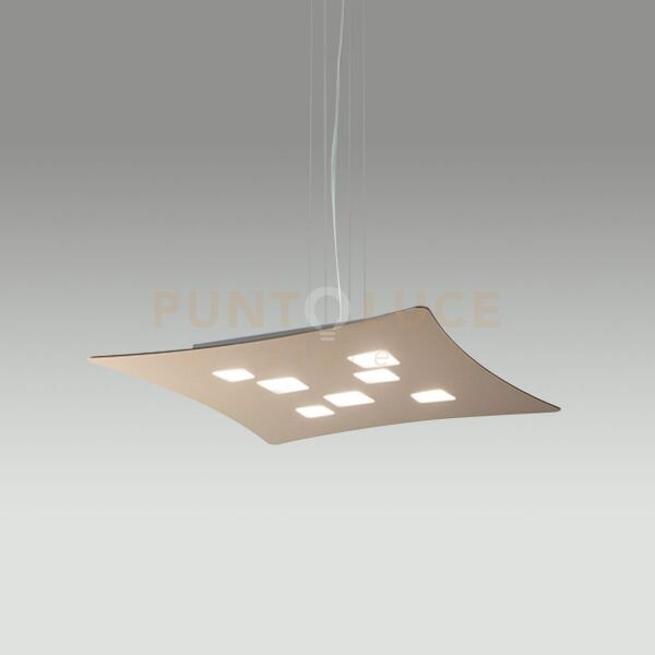 Isotta s - lampadario a sospensione 10luci attacco gx53 biemissione