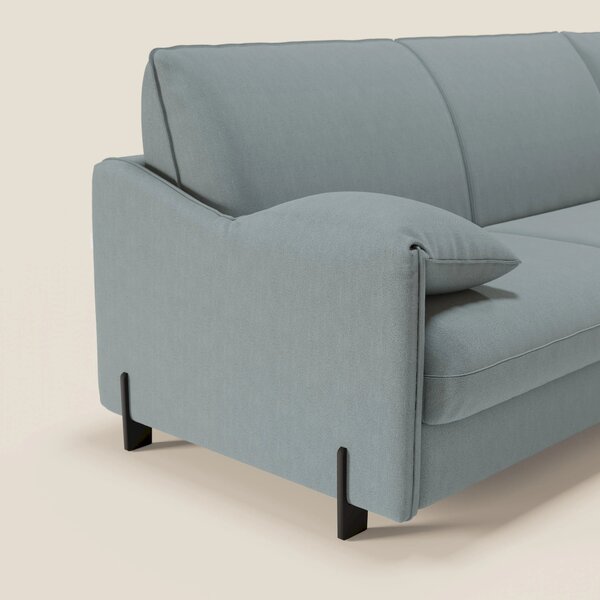 Primula divano letto angolare con materasso H18 cm - penisola contenit
