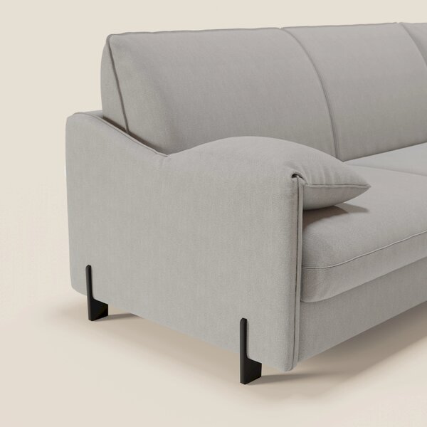 Primula divano letto angolare con materasso H18 cm - penisola contenit
