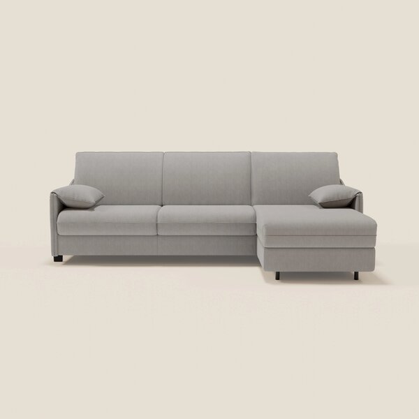 Primula divano letto angolare con materasso H18 cm - penisola contenit