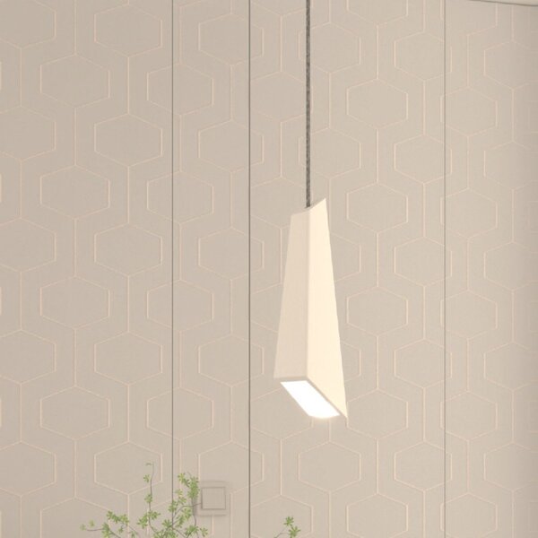 Sospensione gesso lampadari bartalini edimarip gu10 led verniciabile - Lampadari Bartalini Gesso