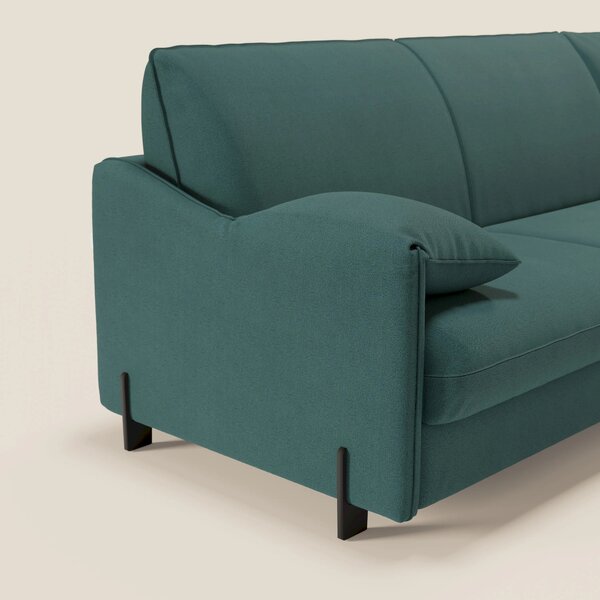 Primula divano letto angolare con materasso H18 cm - penisola contenit