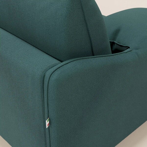 Primula divano letto angolare con materasso H18 cm - penisola contenit