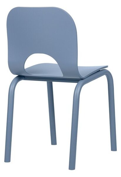 Sedia da pranzo blu Atto – noo.ma