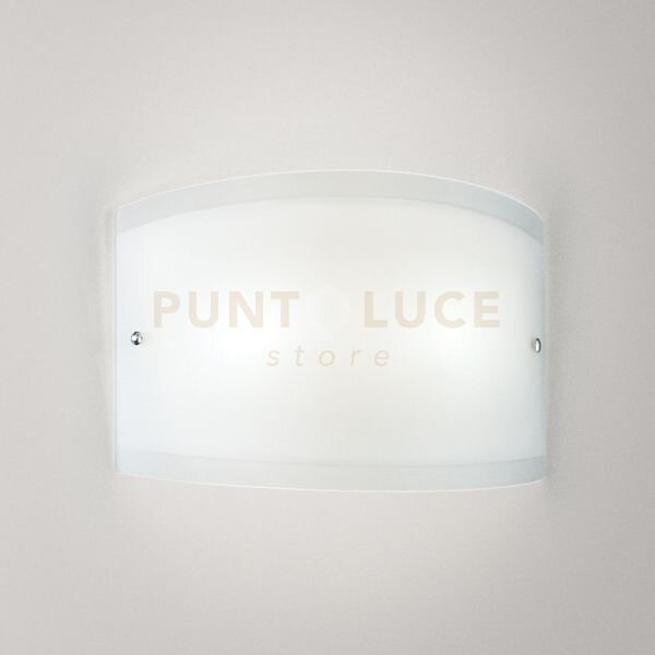 Lecce a/g applique in vetro bianco 2 luce attacco e14 particolari m