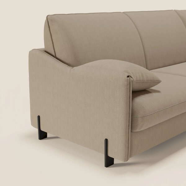 Primula divano letto angolare con materasso H18 cm - penisola contenit