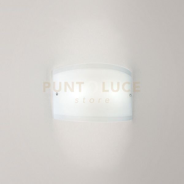 Lecce a/p applique in vetro bianco 1 luce attacco e27 particolari m