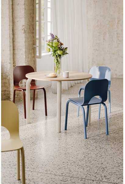 Sedia da pranzo blu Atto – noo.ma