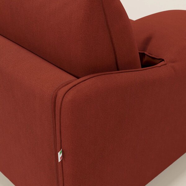 Primula divano letto angolare con materasso H18 cm - penisola contenit