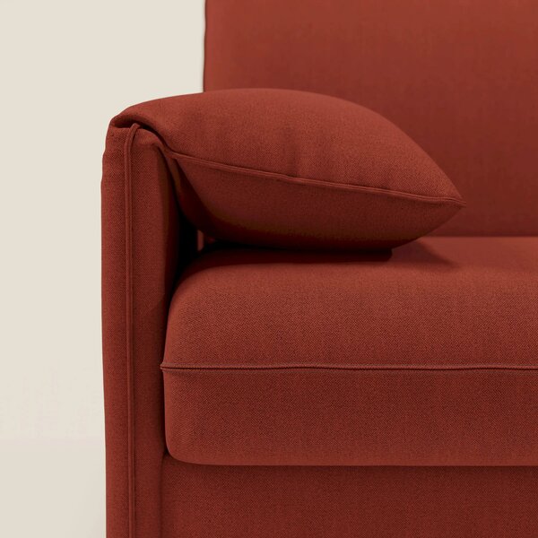 Primula divano letto angolare con materasso H18 cm - penisola contenit
