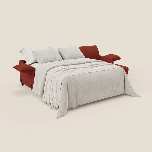Primula divano letto angolare con materasso H18 cm - penisola contenit