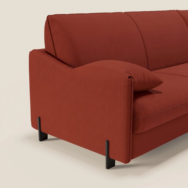 Primula divano letto angolare con materasso H18 cm - penisola contenit
