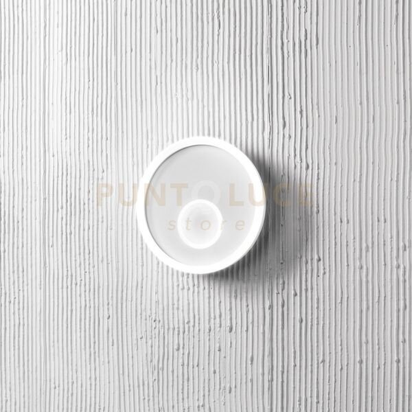 Melania p/m plafoniera 4000k 1820lm 40w d.40cm in alluminio bianco