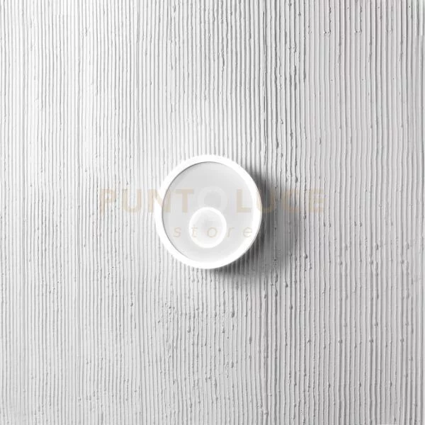Melania p/p plafoniera 4000k 1600lm 30w d.30cm in alluminio bianco