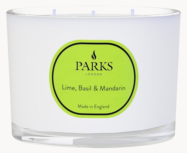 Candela profumata a tre stoppini Vintage Aromatherapy (lime, basilico & mandarino)