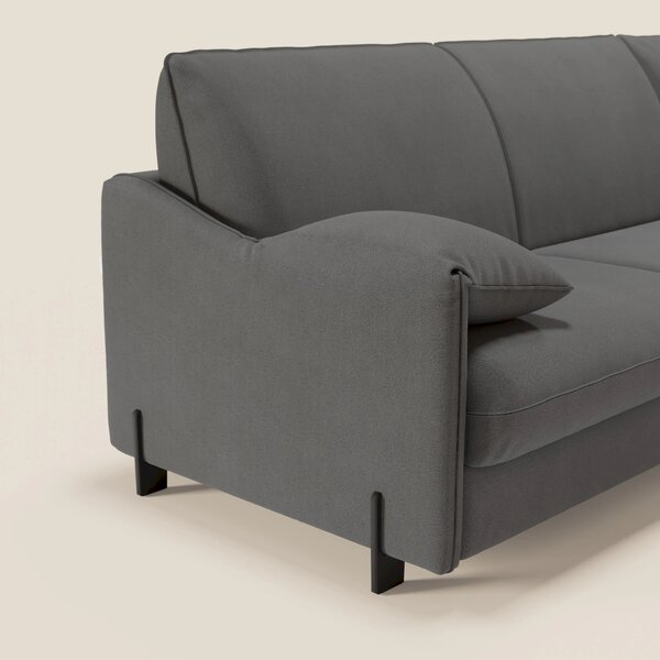 Primula divano letto angolare con materasso H18 cm - penisola contenit