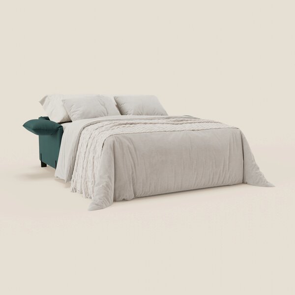 Primula divano letto con materasso alto 18 cm - braccioli mobili e tes