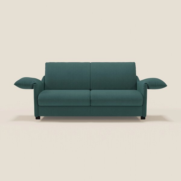 Primula divano letto con materasso alto 18 cm - braccioli mobili e tes