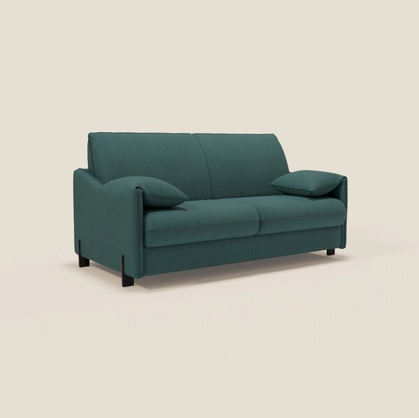 Primula divano letto con materasso alto 18 cm - braccioli mobili e tes