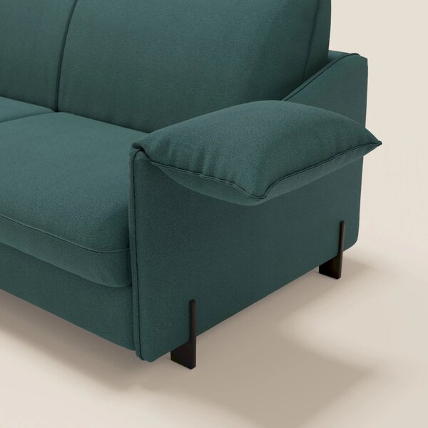 Primula divano letto con materasso alto 18 cm - braccioli mobili e tes