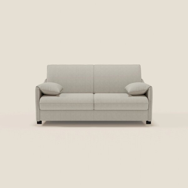 Primula divano letto con materasso alto 18 cm - braccioli mobili e tes