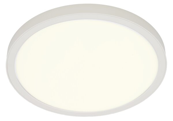 Lampada overhead tondo Manoa bianco, diam. 17 cm 1.8x17.3cm LED integrato 10.1W 1660LM IP44 INSPIRE