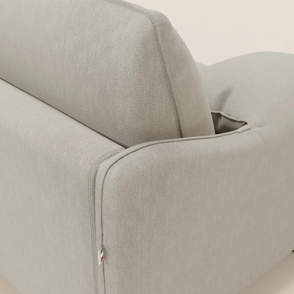 Primula divano letto con materasso alto 18 cm - braccioli mobili e tes