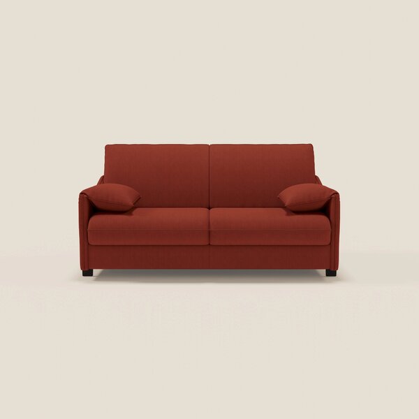 Primula divano letto con materasso alto 18 cm - braccioli mobili e tes
