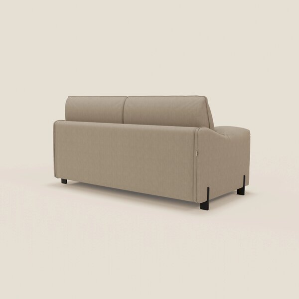 Primula divano letto con materasso alto 18 cm - braccioli mobili e tes