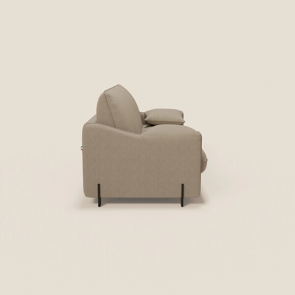 Primula divano letto con materasso alto 18 cm - braccioli mobili e tes