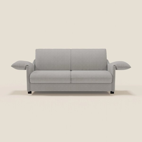 Primula divano letto con materasso alto 18 cm - braccioli mobili e tes